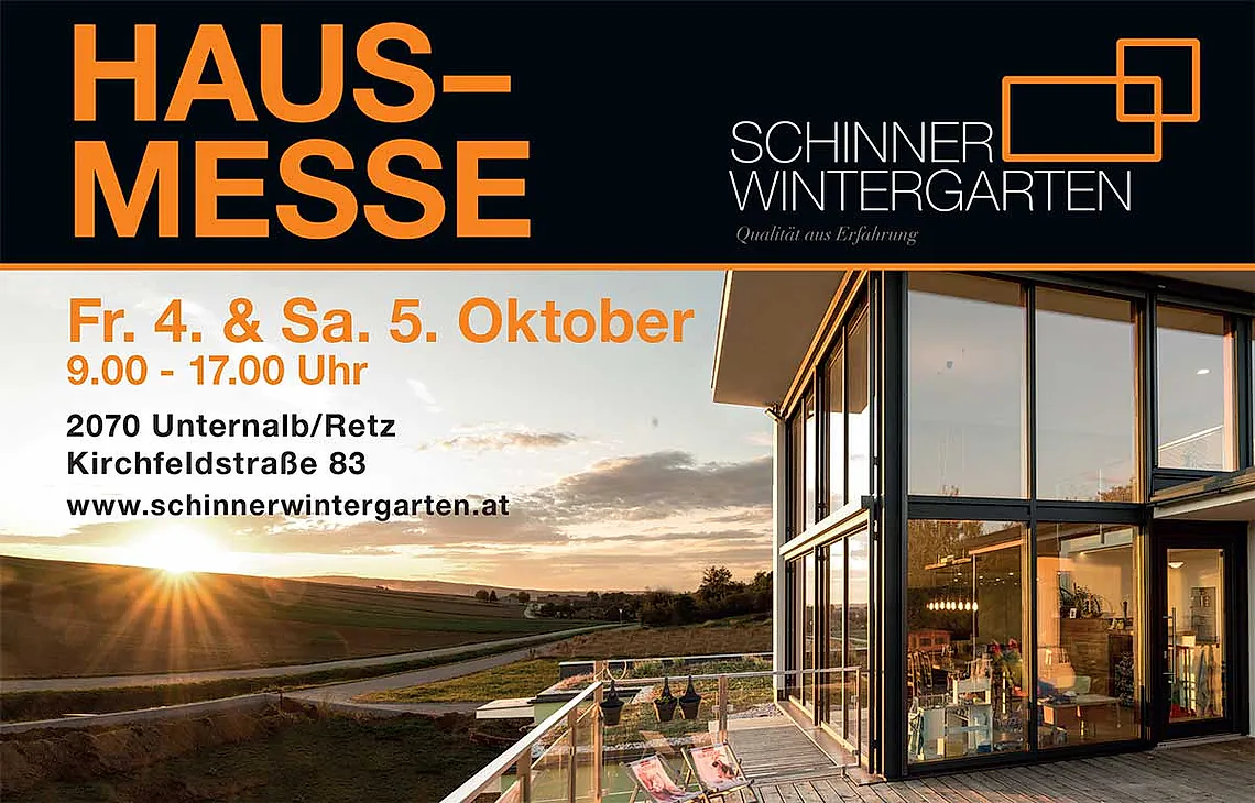 Hausmesse Schinner Wintergarten Oktober 2024